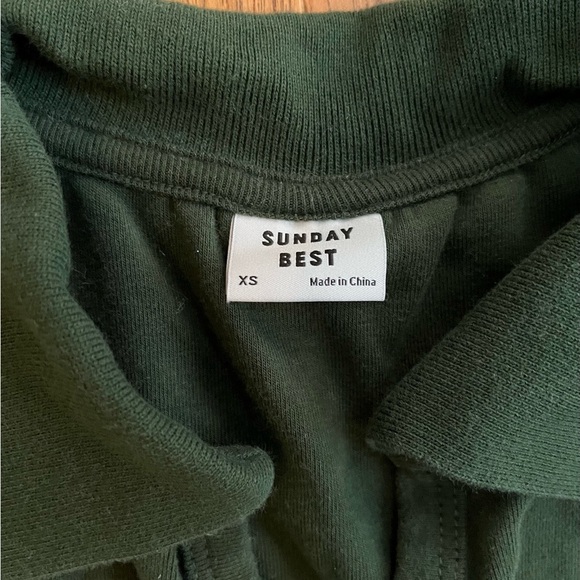 ***2/$20***Sunday best crop polo tank, XS - Picture 2 of 2